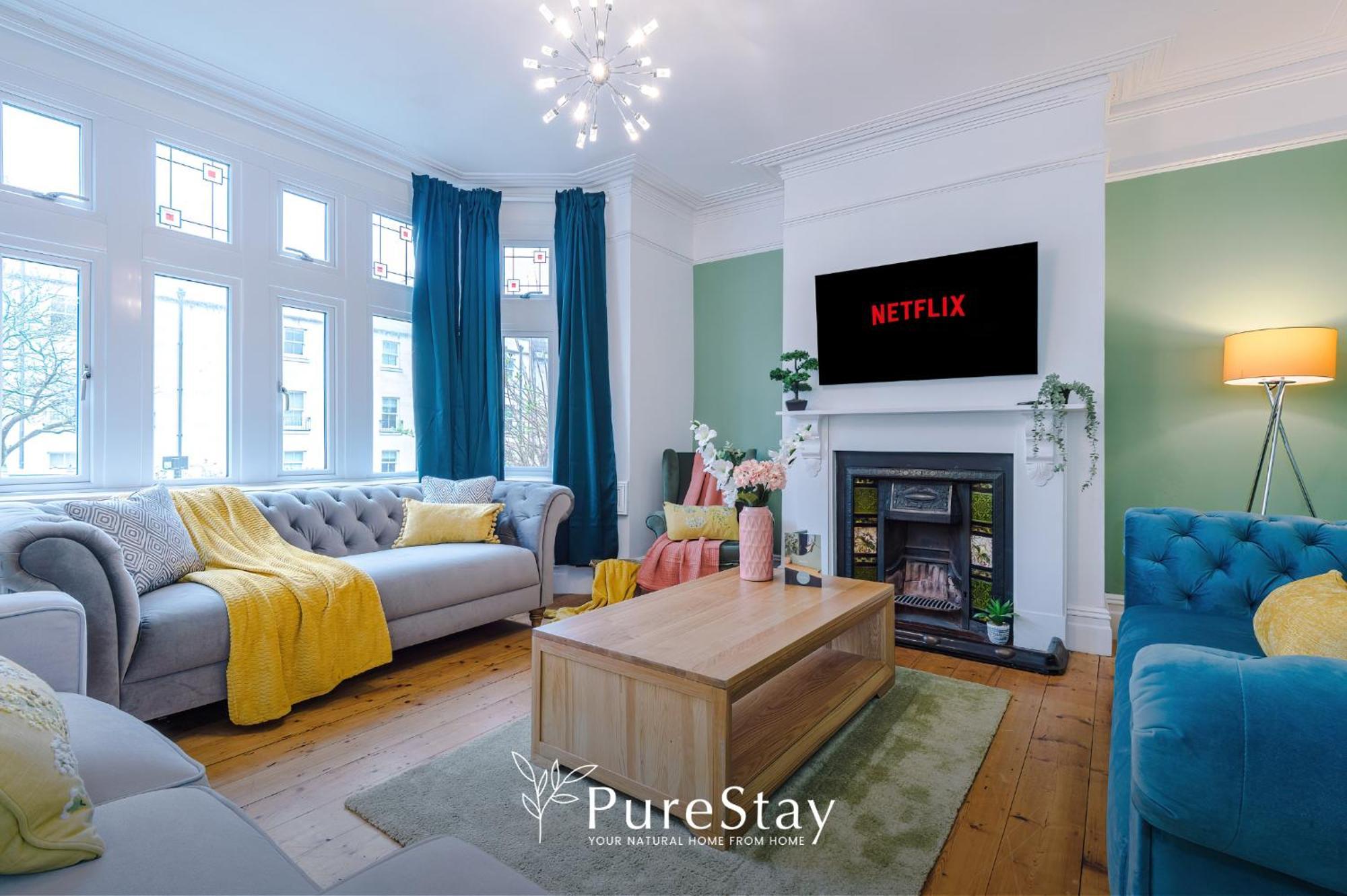 Purestay Central Bath: Five-Bedroom House with Parking Exterior photo