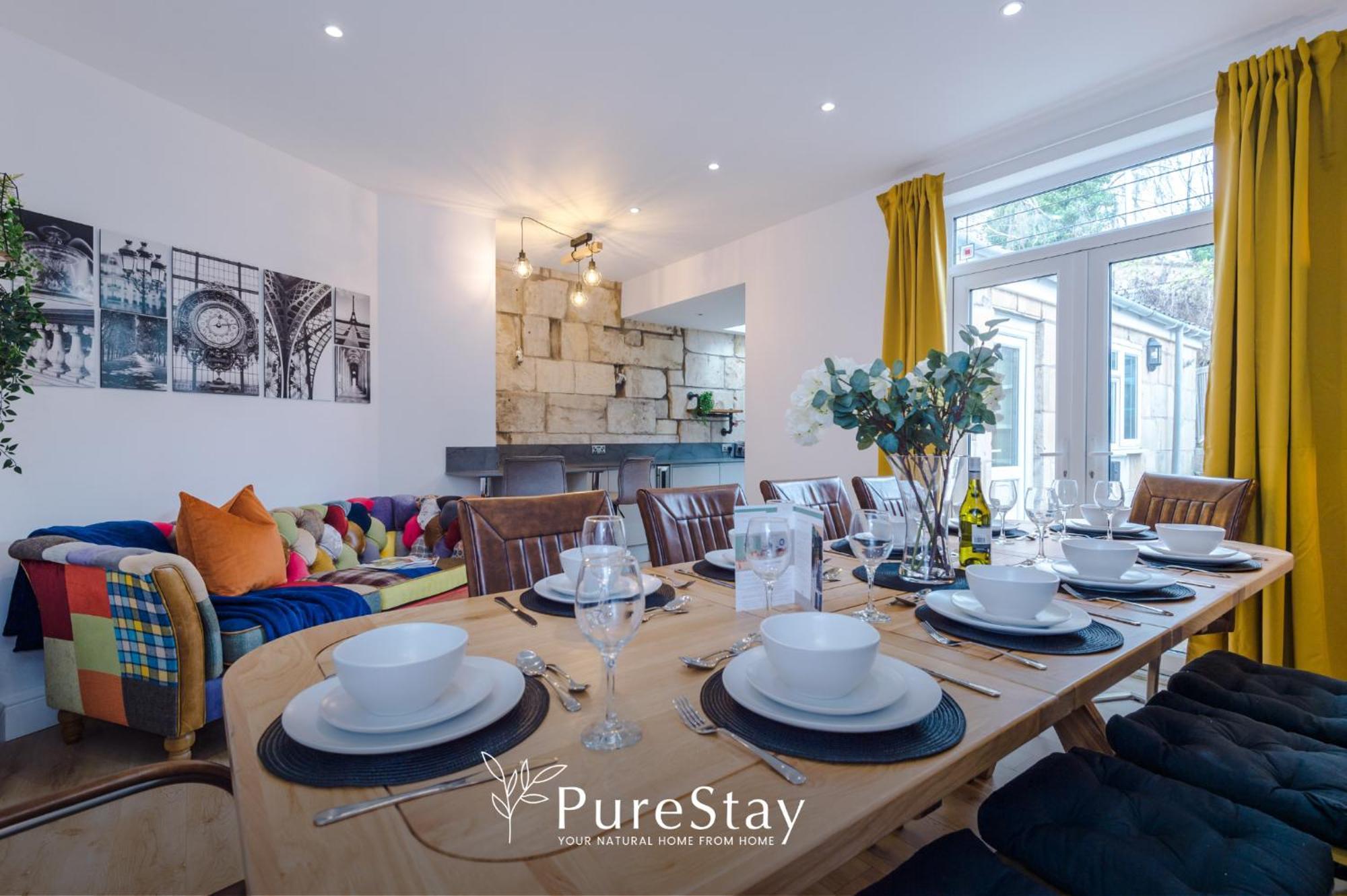 Purestay Central Bath: Five-Bedroom House with Parking Exterior photo