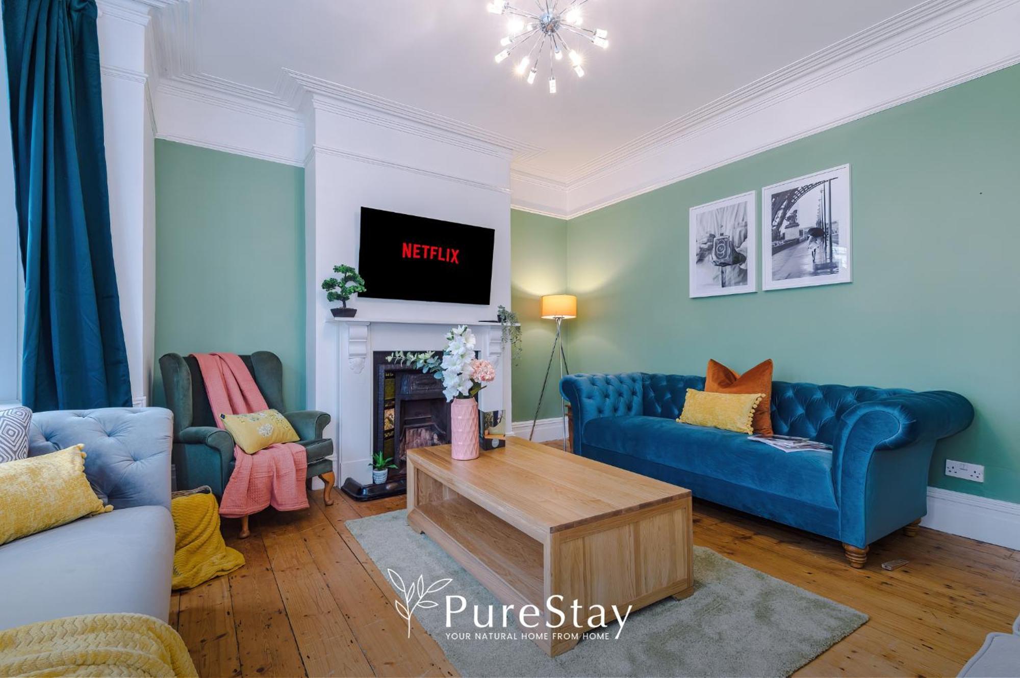 Purestay Central Bath: Five-Bedroom House with Parking Exterior photo